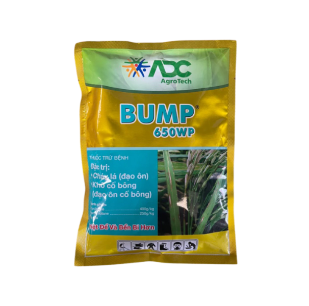 THUỐC TRỪ BỆNH BUMP 650WP ADC (100g) - ĐẶC TRỊ CHÁY LÁ, ĐẠO ÔN CỔ BÔNG